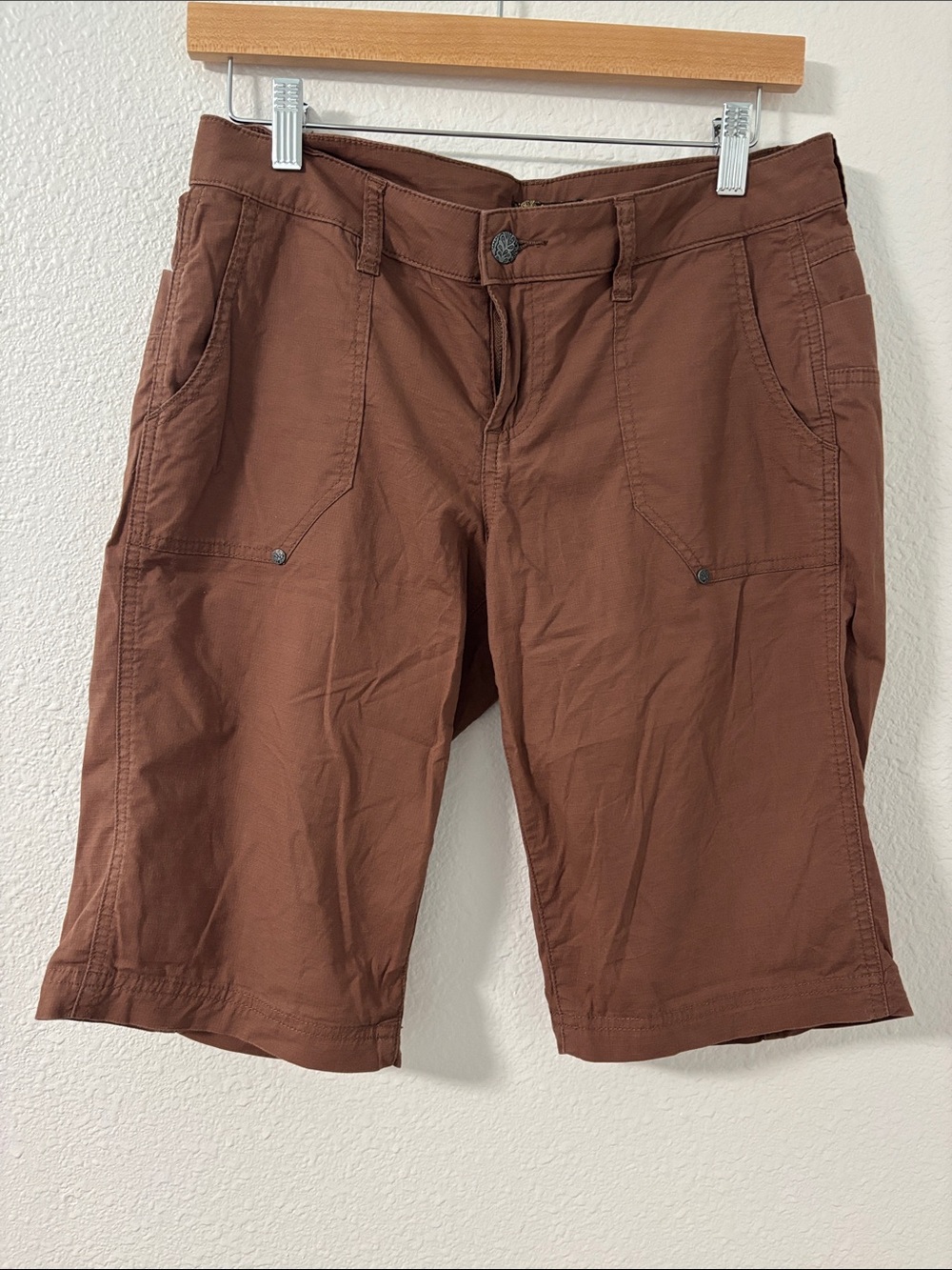 Prana Women's Rust Brown Bermuda Shorts
